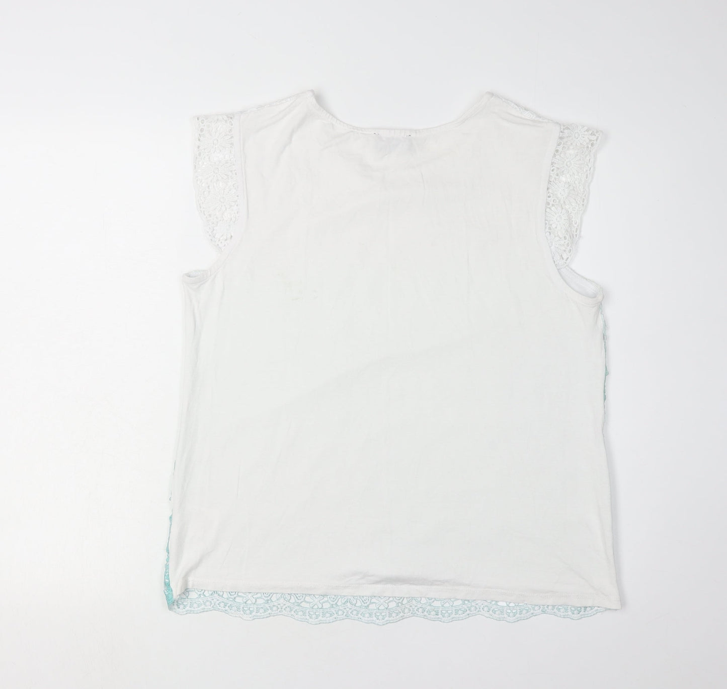 Klass Women's Multicoloured Lace Blouse - Size L