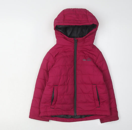 Peter Storm Girls Red Puffer Jacket 3-4 Years