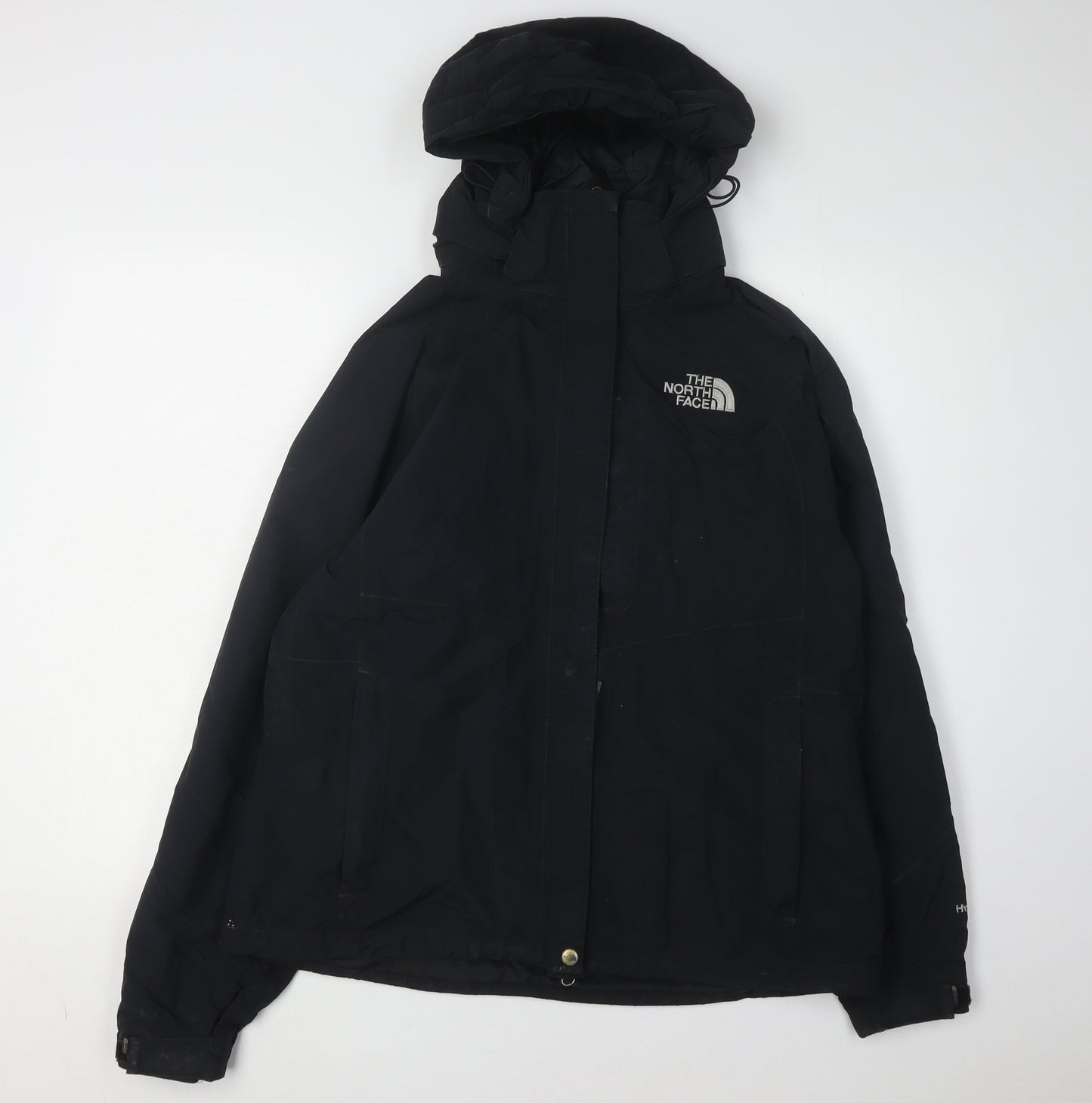 The North Face Women's Black Parka Jacket L Hooded