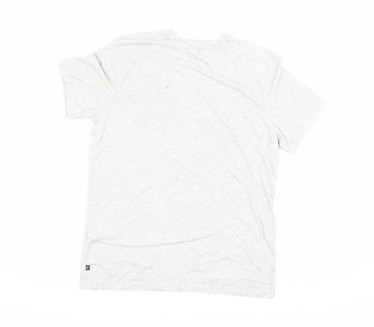 Unisex Adultss UK Size M Ted Baker White Cotton Blend T-Shirt