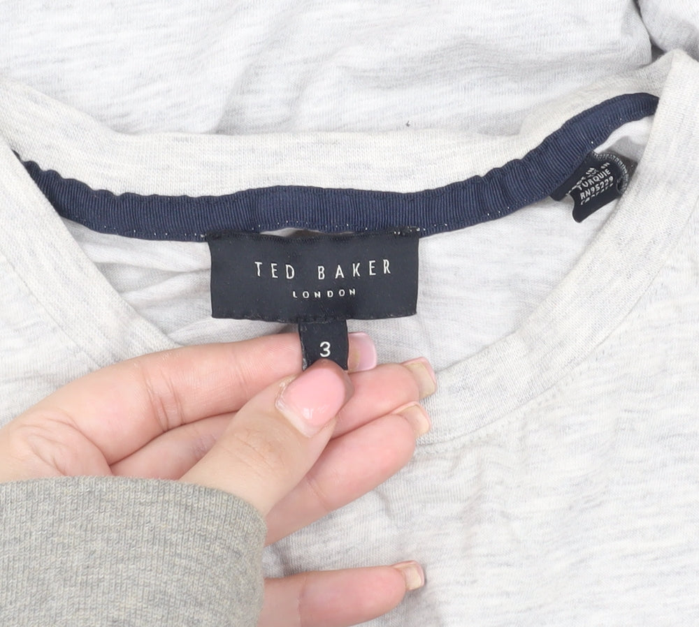 Ted Baker Unisex White M Basic Crew Neck T-Shirt