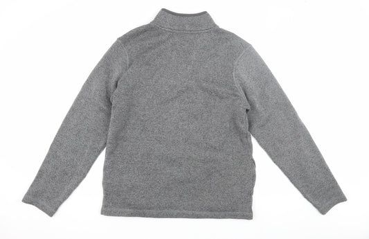 Weird Fish Men's Grey 1/4 Zip Sweatshirt - Medium