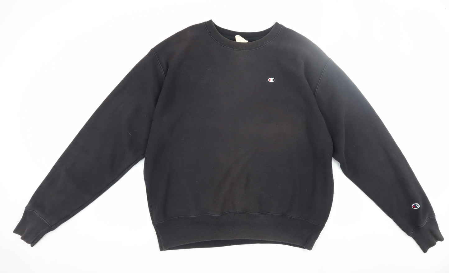 Champion Men's Black Pullover Sweatshirt Large