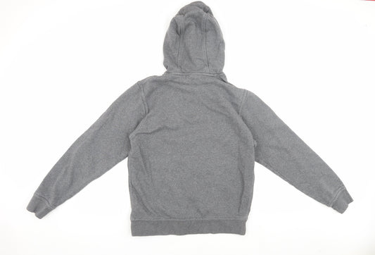 Nike Men's Grey Pullover Hoodie M with Logo