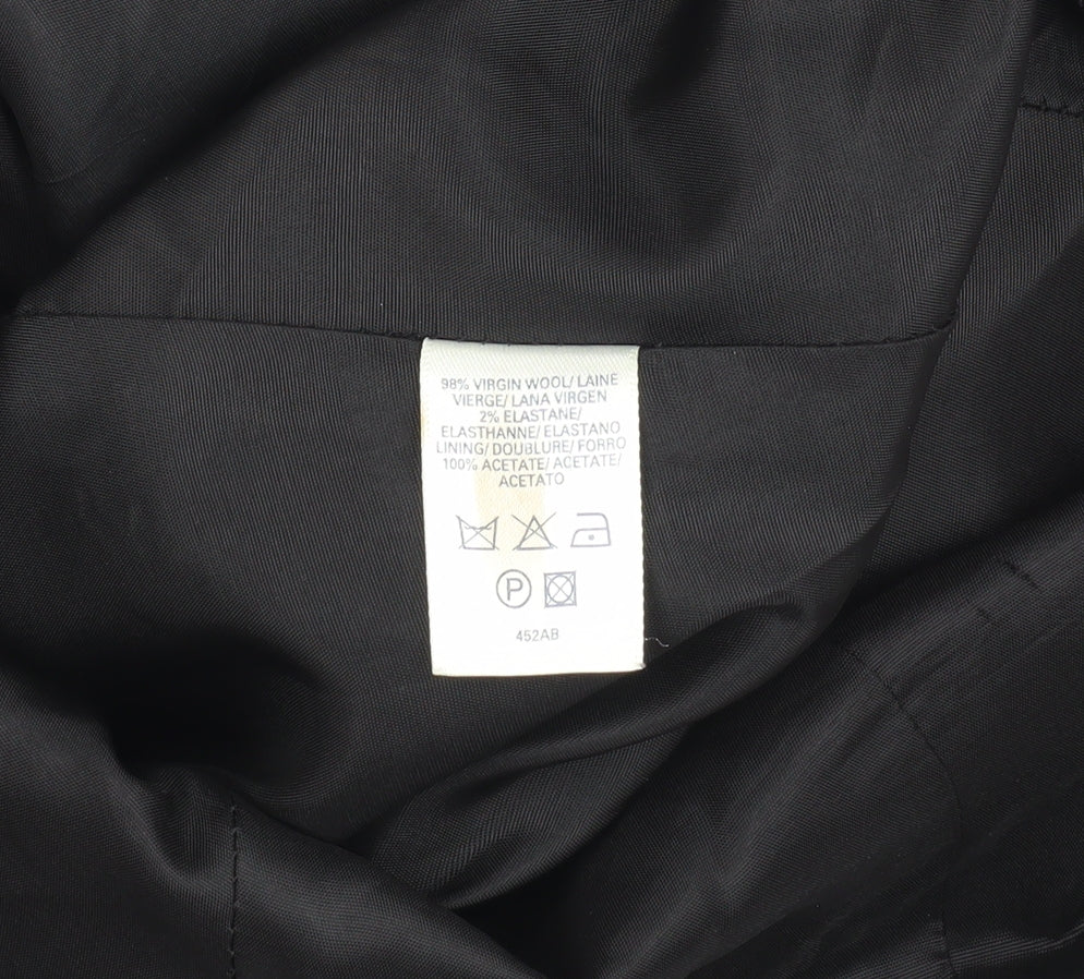 Brand and care label for French Connection Women's Black Blazer, size 10
