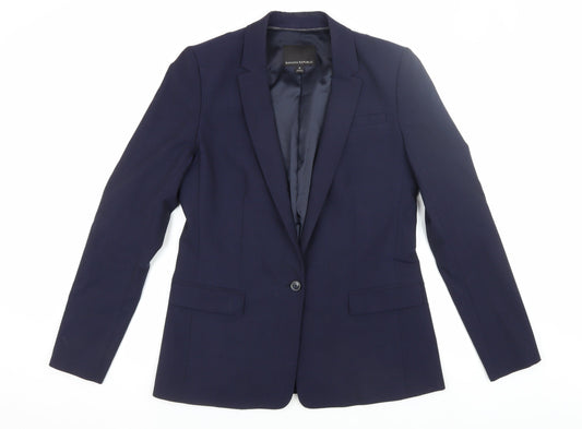 Banana Republic Women's Blue Blazer Size 8