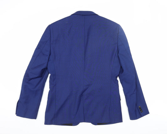 Kenneth Cole Men's Blue Blazer Jacket Size 40 Regular