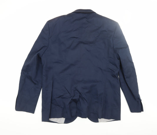 Jeff Banks Men's Blue Blazer XL Single-Breasted