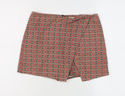 Hollister Women's Multicoloured Geometric Shorts