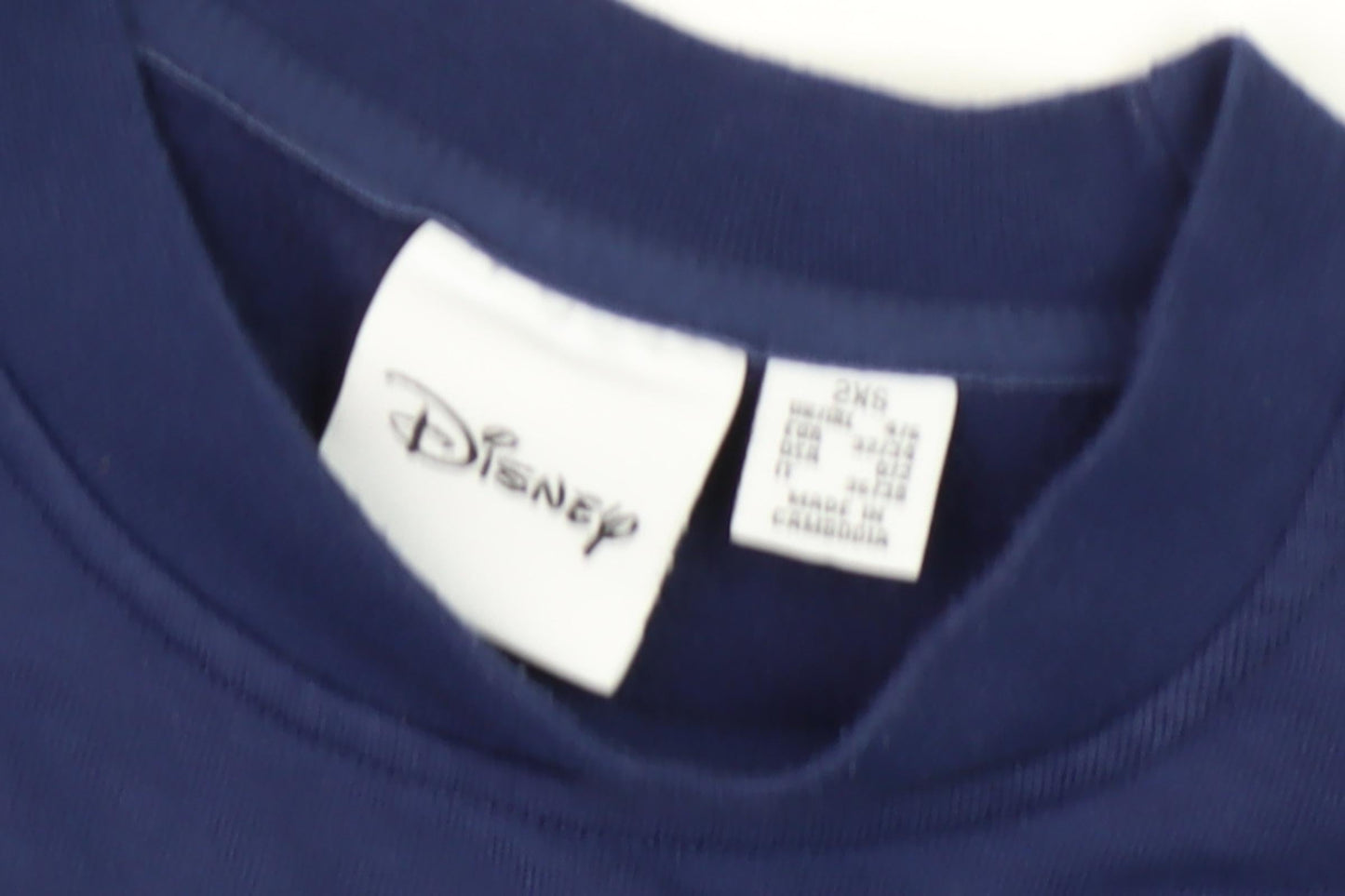 Disney Women’s Blue Eeyore Sweatshirt 2XS Crew Neck