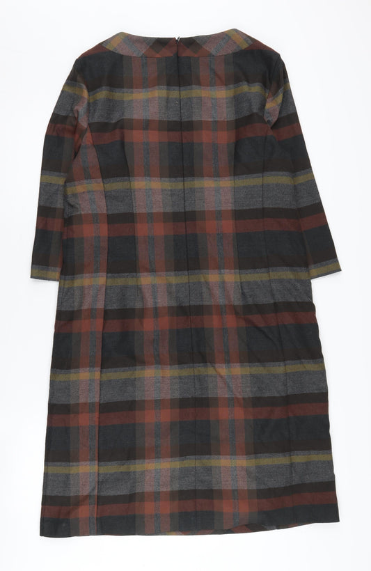 Laura Ashley Women's Multicoloured Plaid Dress