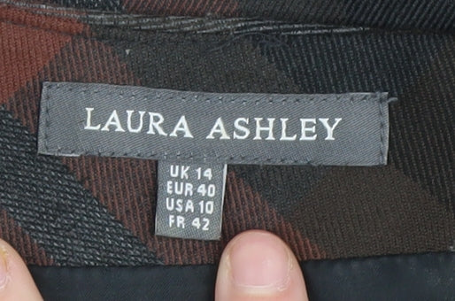 Laura Ashley Women's Multicoloured Plaid Dress