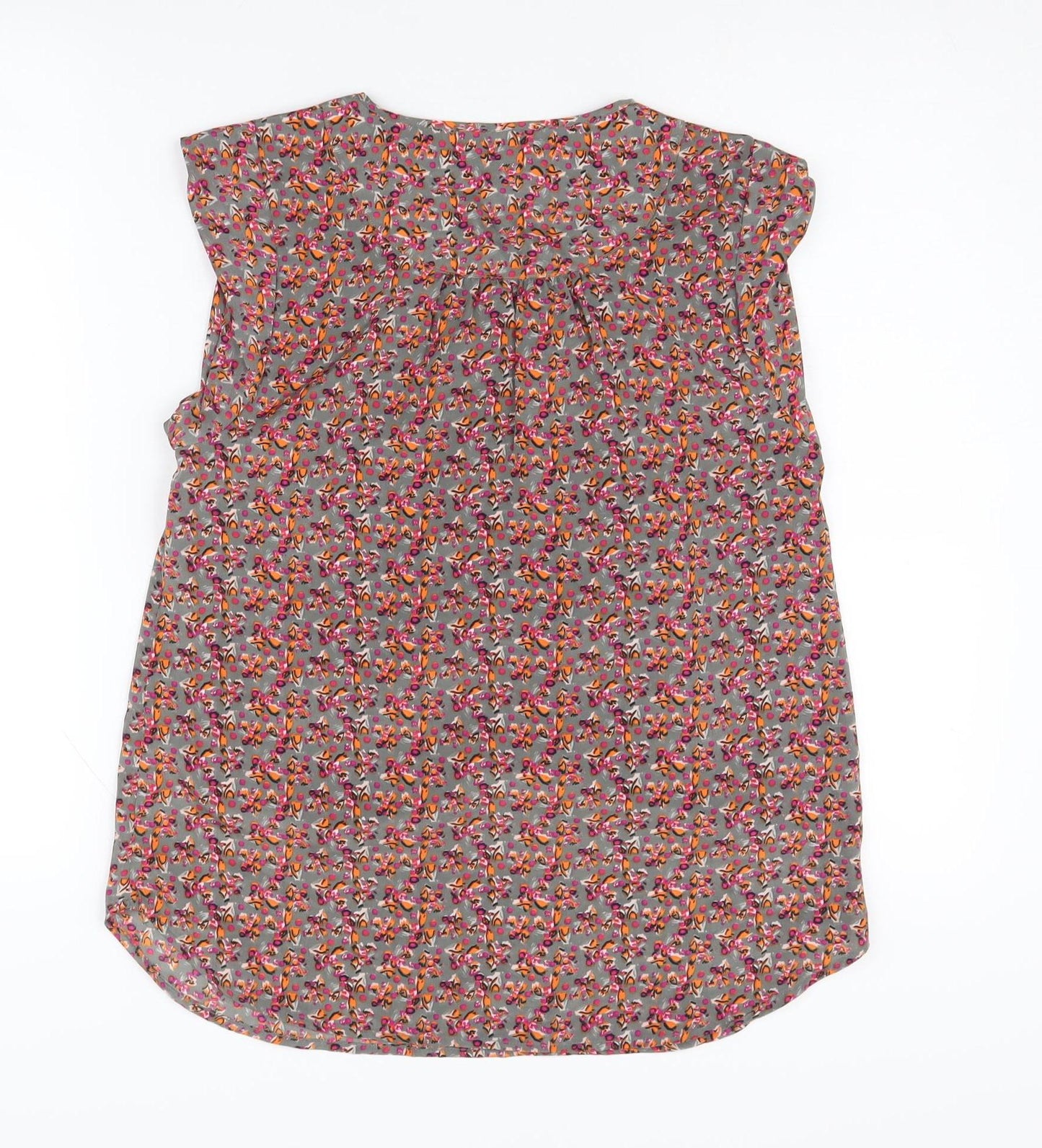 Vero Moda Women's Floral Bow Blouse, Multicoloured, M