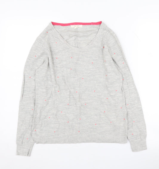 White Stuff Women's Grey Pullover Jumper Size 6