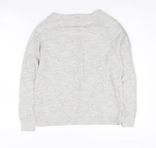 White Stuff Women's Grey Pullover Jumper Size 6
