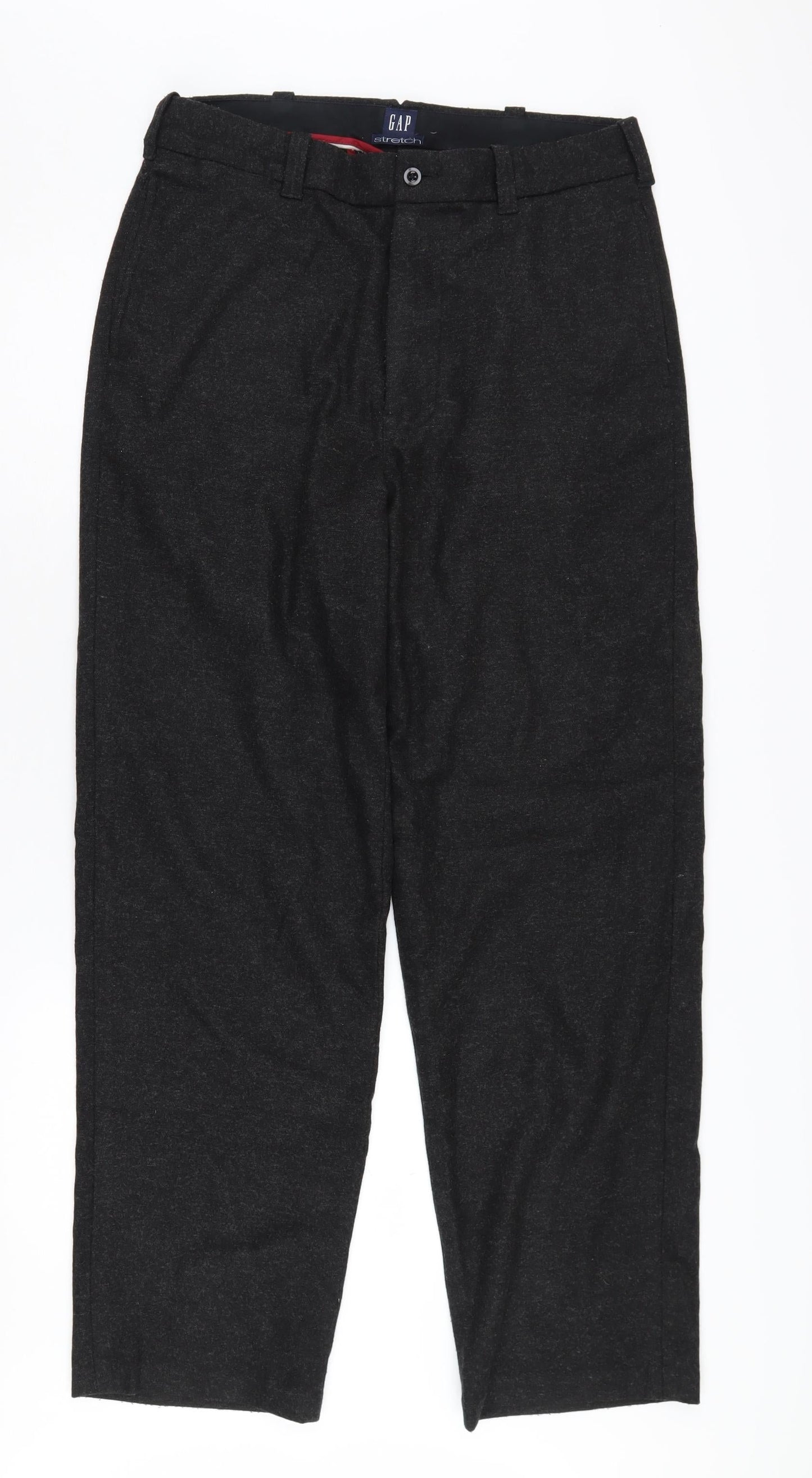 GAP Men's Black Trousers, Size 32, Stretch