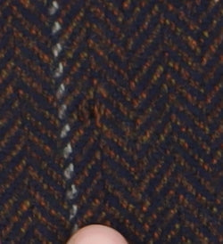 Magee Men's Brown Wool Blazer 40R Check Pattern