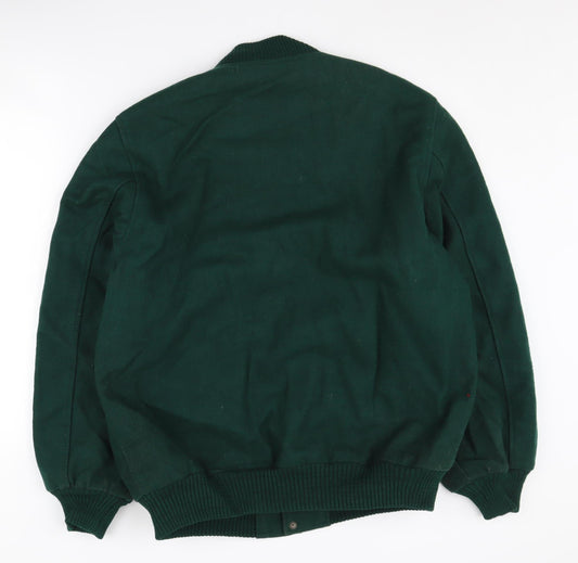 Stick Willie's Green Varsity Jacket, Medium, Unisex