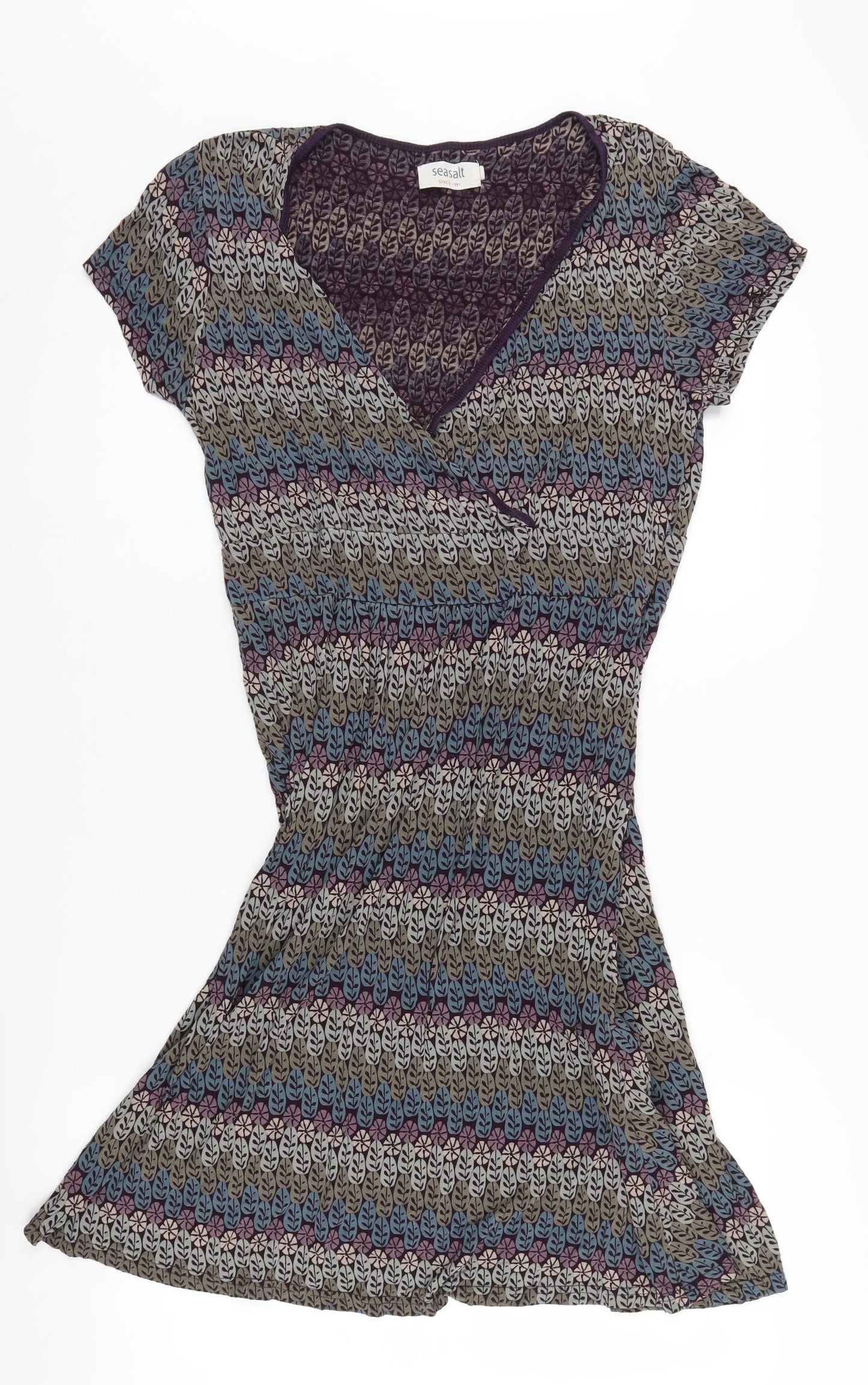 Seasalt Women's Multicoloured Viscose Dress Size 12