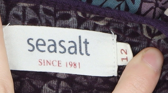 Seasalt Women's Multicoloured Viscose Dress Size 12