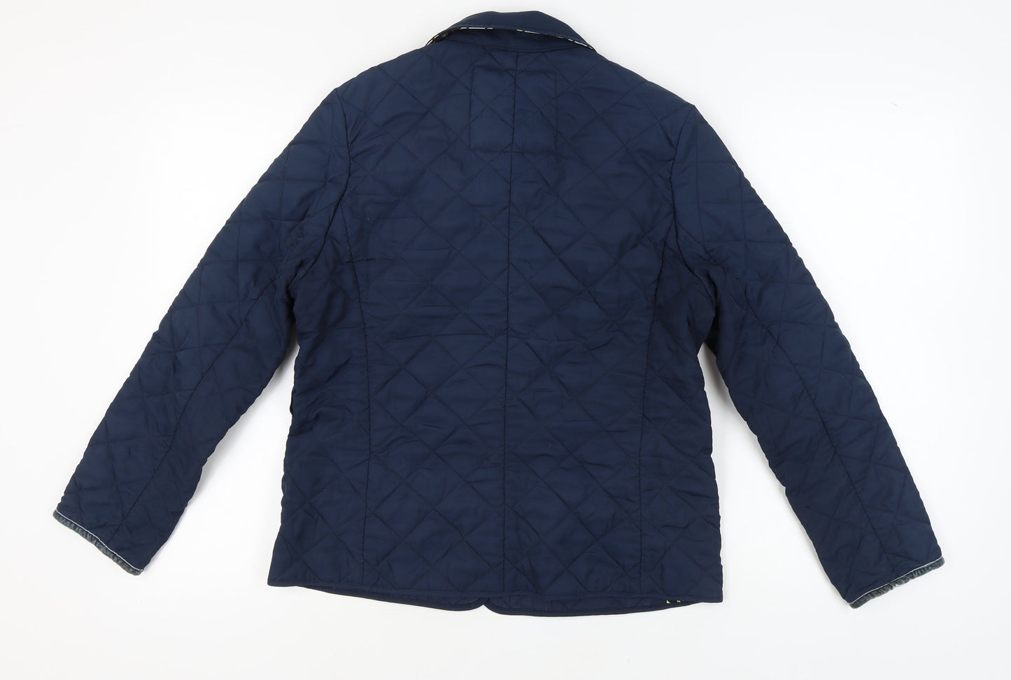 Joules Women's Blue Quilted Jacket Size 14