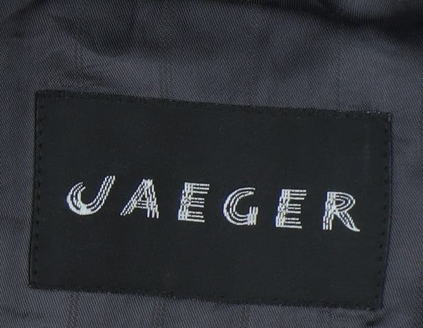 Jaeger Grey Men's Blazer Size 54R Regular Fit Wool Jacket