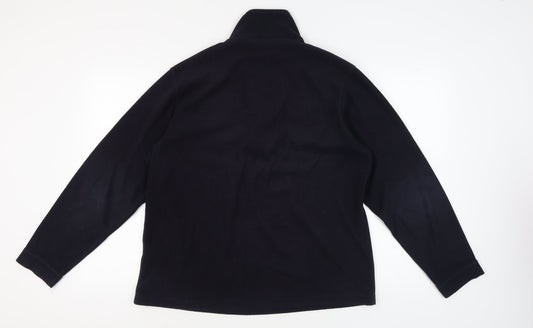 Hawkshead Men's Black XL 1/2 Zip Fleece Sweatshirt