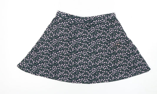 Jack Wills Women's Multicoloured A-Line Floral Skirt Size 6