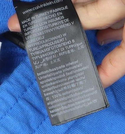 Calvin Klein Men’s Blue Jogger Trousers, Size S