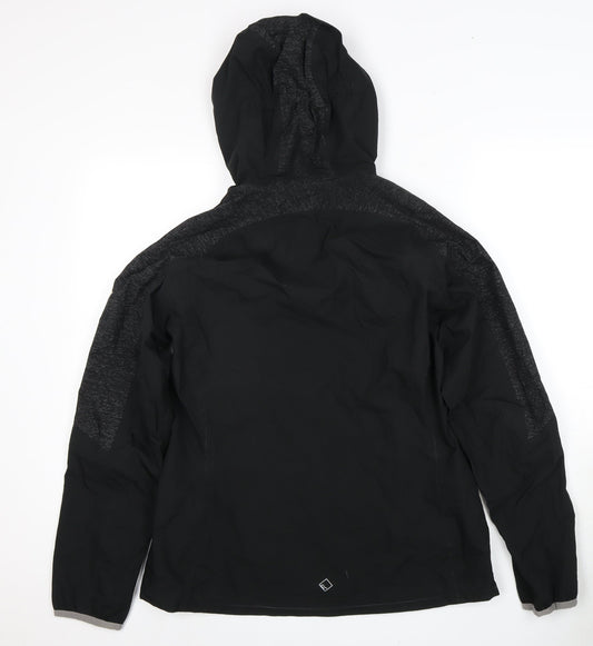 Regatta Women's Black Waterproof Hooded Jacket Size 13