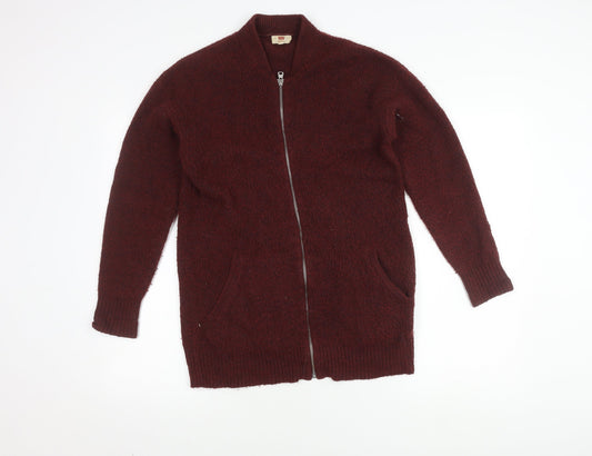 Levi's Red Full Zip Men's Jumper XS - Warm & Stylish