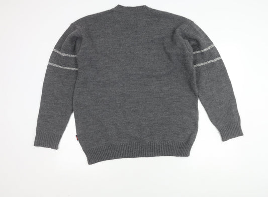 Diesel Men's Grey Pullover Jumper S