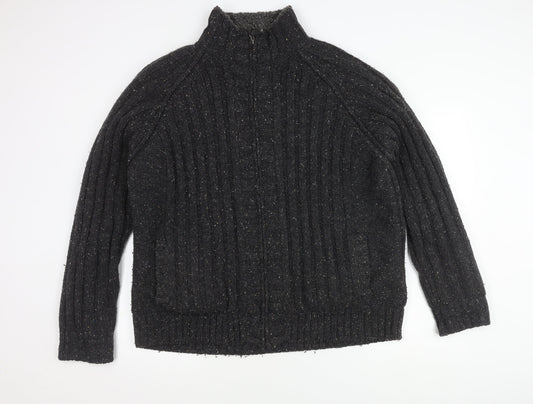 Lee Cooper Men's XL Grey Knit Jacket