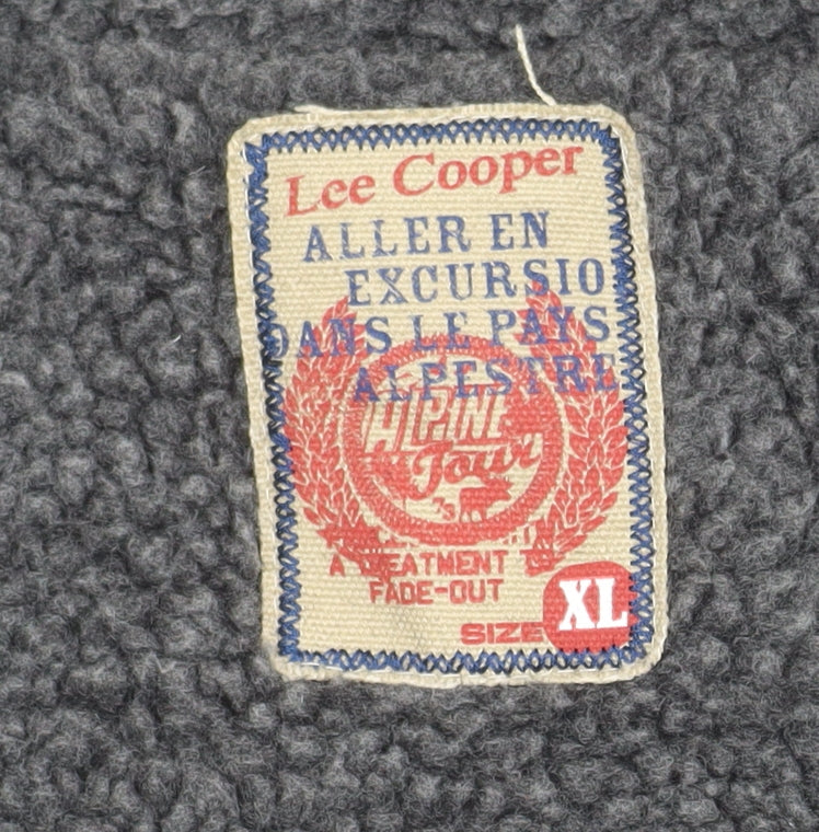 Lee Cooper Men's XL Grey Knit Jacket