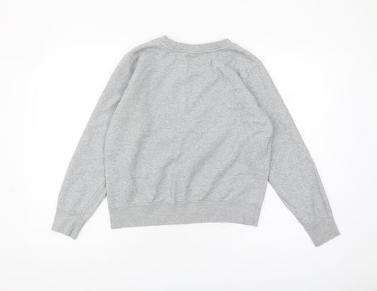 Champion Grey Unisex Adults Medium Pullover Sweatshirt