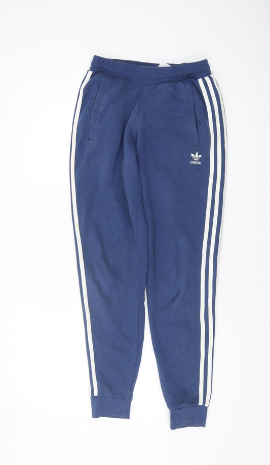Adidas Women's Blue Jogger Trousers, S, Elastic Waist