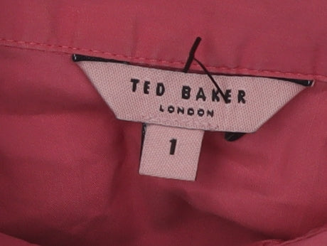 Ted Baker Women's Pink Collared Blouse XS