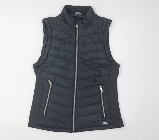Trespass Women's Black Waistcoat, Size L, Full Zip