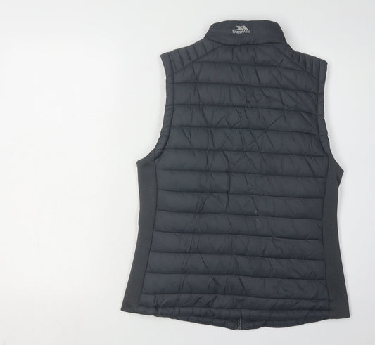 Trespass Women's Black Waistcoat, Size L, Full Zip
