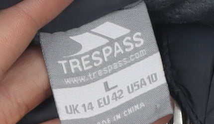 Trespass Women's Black Waistcoat, Size L, Full Zip