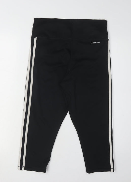 Adidas Women's Black Cropped Leggings M