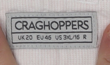 Craghoppers Women's Pink Plus Size Trousers