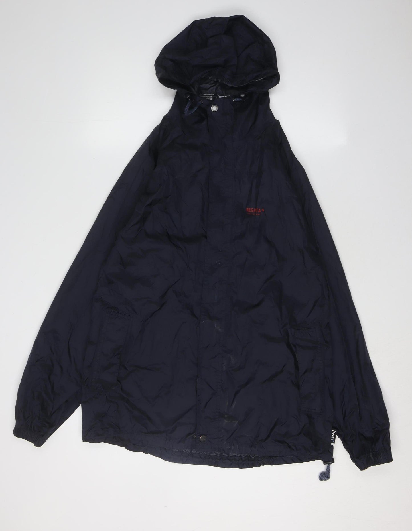 Regatta Men's Black Hooded Rain Jacket S Lightweight