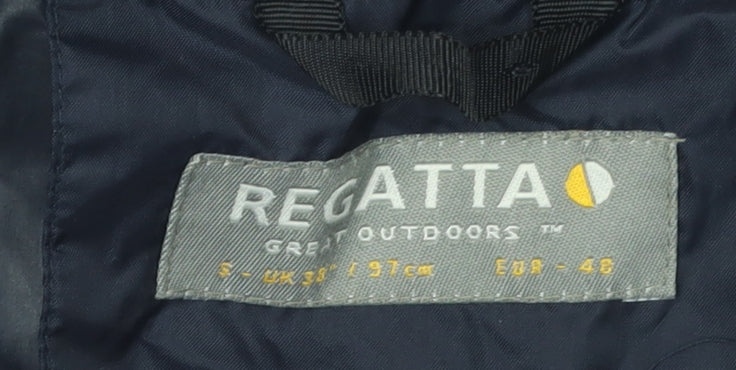 Regatta Men's Black Hooded Rain Jacket S Lightweight