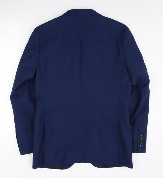 Austin Reed Men's Blue Blazer 40R Classic Formal Jacket