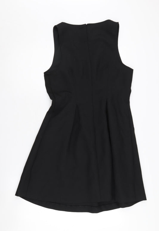 Boden Women's Black V-Neck Sleeveless Dress Size 10
