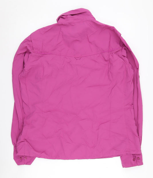 Craghoppers Women's Pink Collared Activewear Top, Size 20