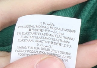 Boden Women's Green Short Sleeve Button Dress