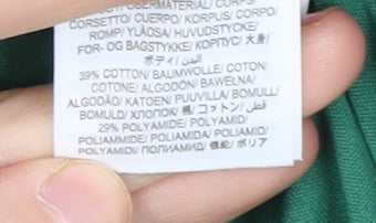 Boden Women's Green Short Sleeve Button Dress