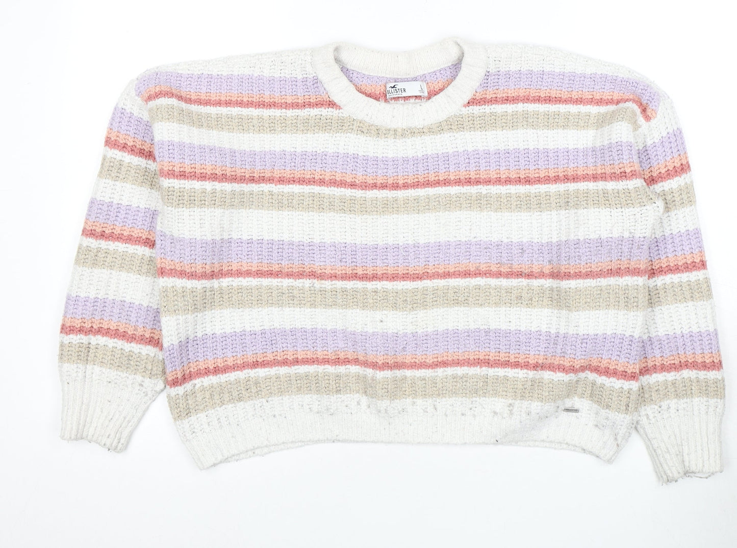 Hollister Women's Multicoloured L Pullover Jumper